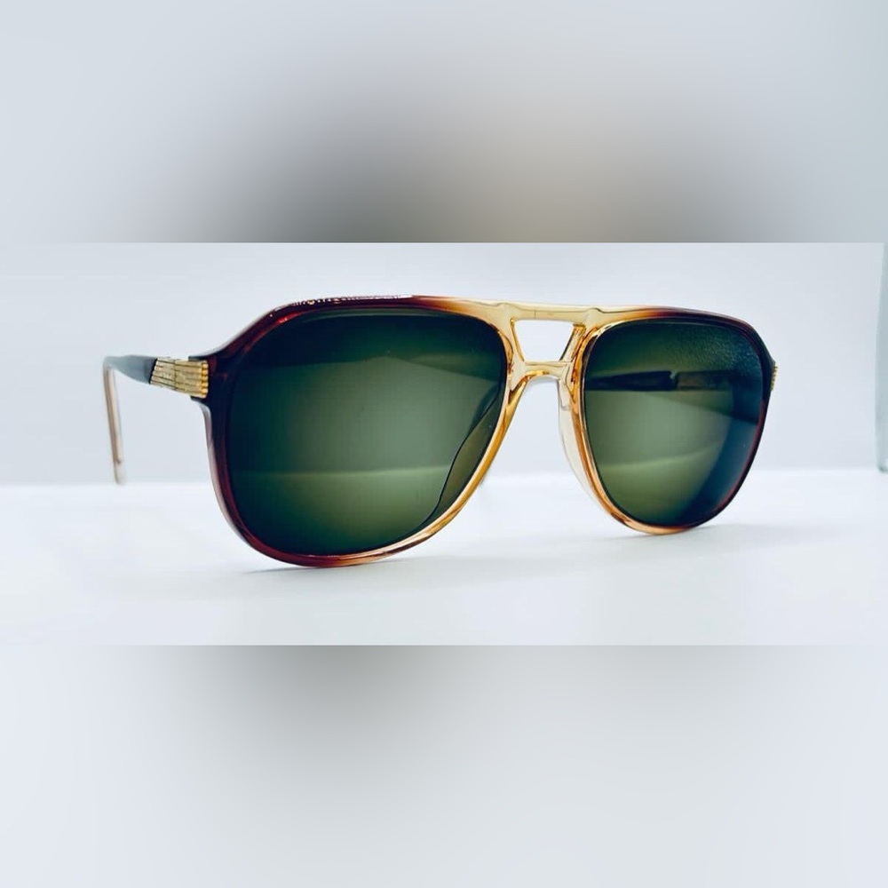 Vintage Conrad Brown Translucent Pilot Sunglasses Frames Only